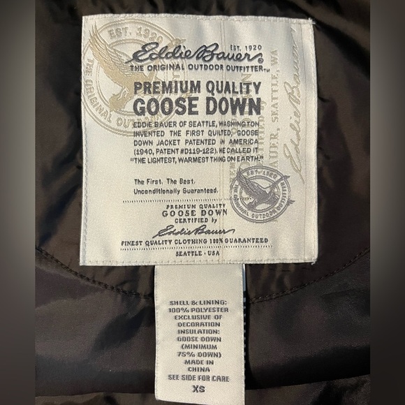 EDDIE BAUER premium goose down puffer vest - Picture 3 of 6